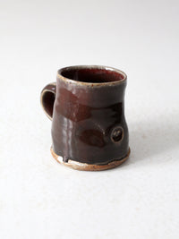 vintage studio pottery  mug