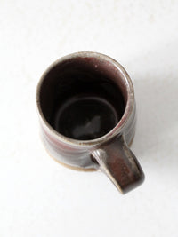 vintage studio pottery  mug
