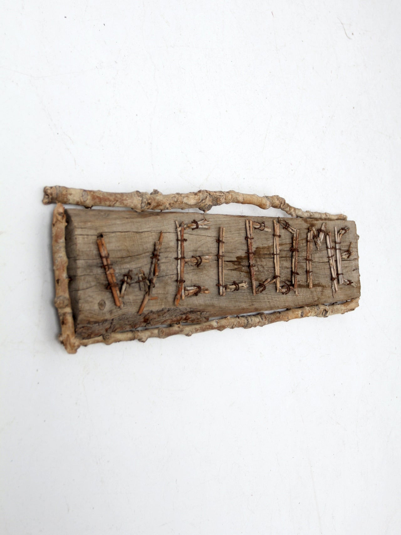 vintage rustic Welcome sign