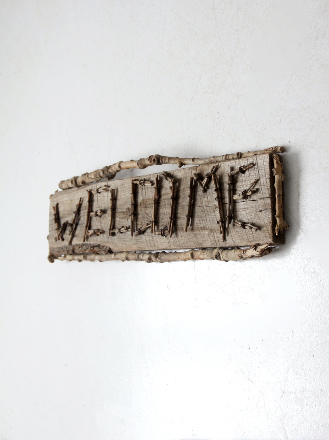 vintage rustic Welcome sign