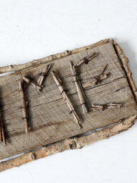 vintage rustic Welcome sign