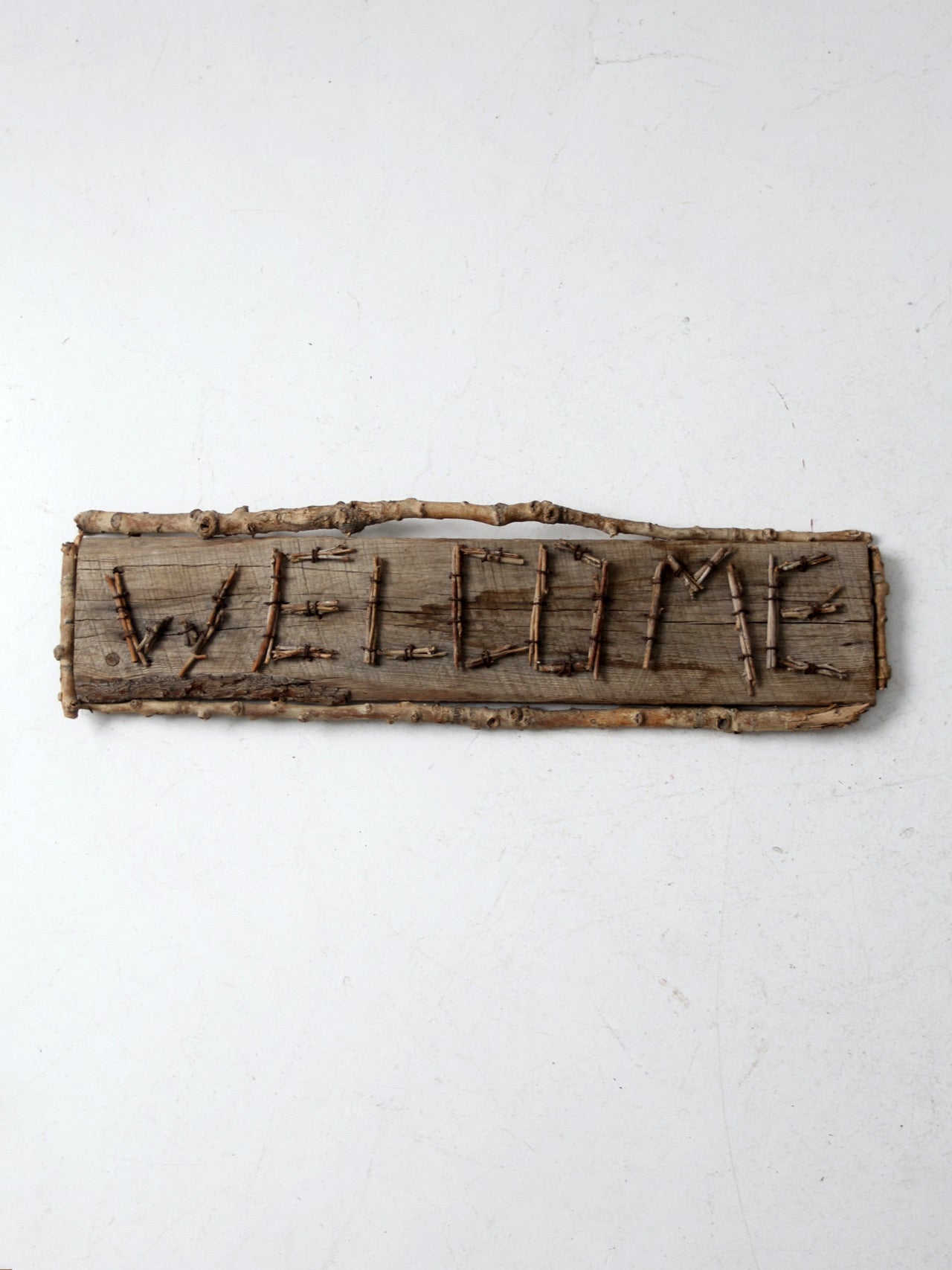 vintage rustic Welcome sign