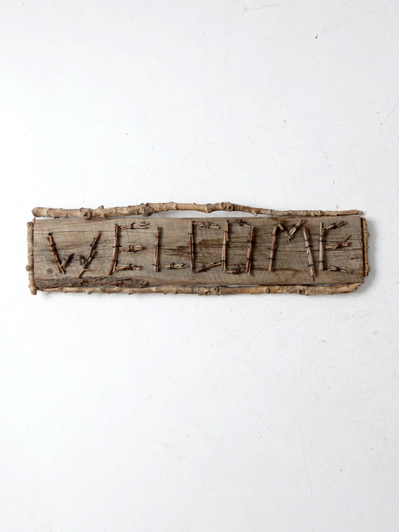 vintage rustic Welcome sign