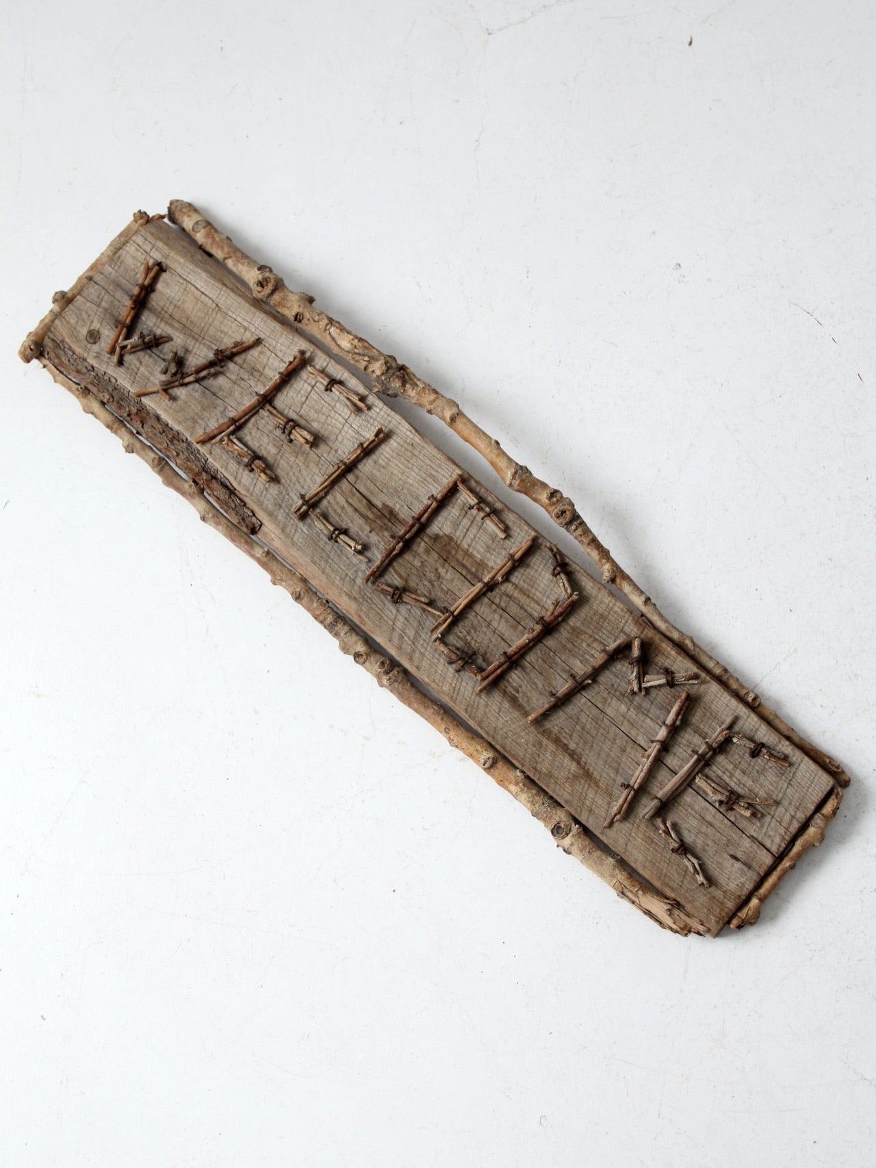 vintage rustic Welcome sign