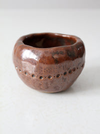 vintage studio pottery bowl