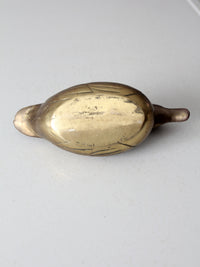 mid century brass duck