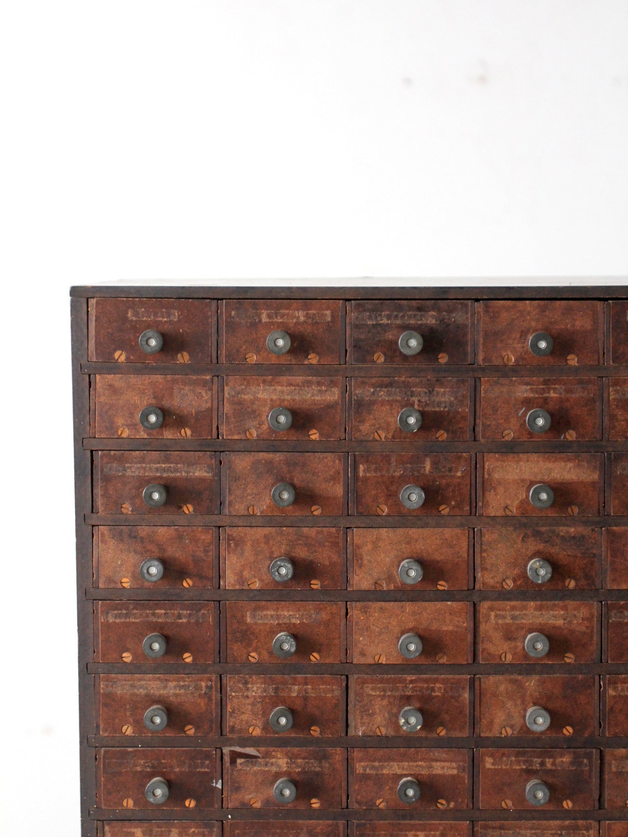 antique phenolic tool chest