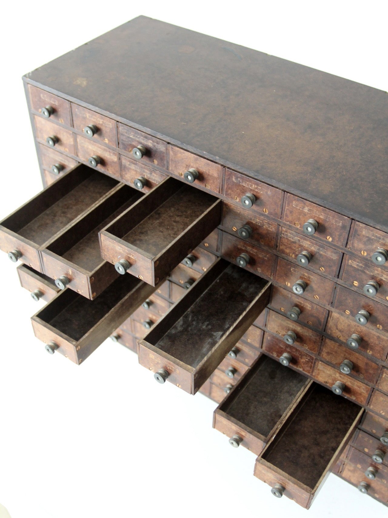 antique phenolic tool chest