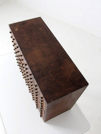 antique phenolic tool chest