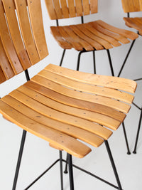 mid century Arthur Umanoff bar stools set of 8