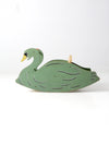 antique Mengel Playthings toy swan rocker