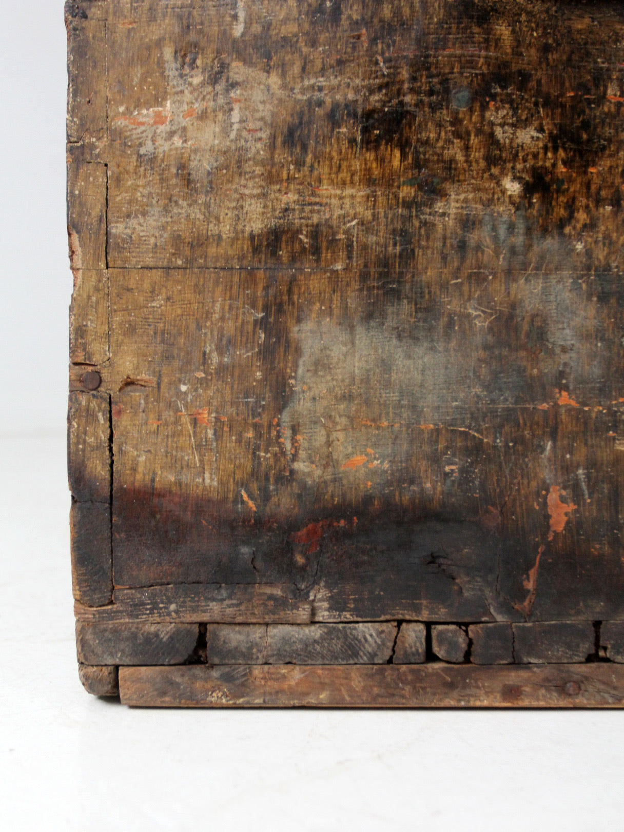 1800s Scandinavian dome trunk top trunk