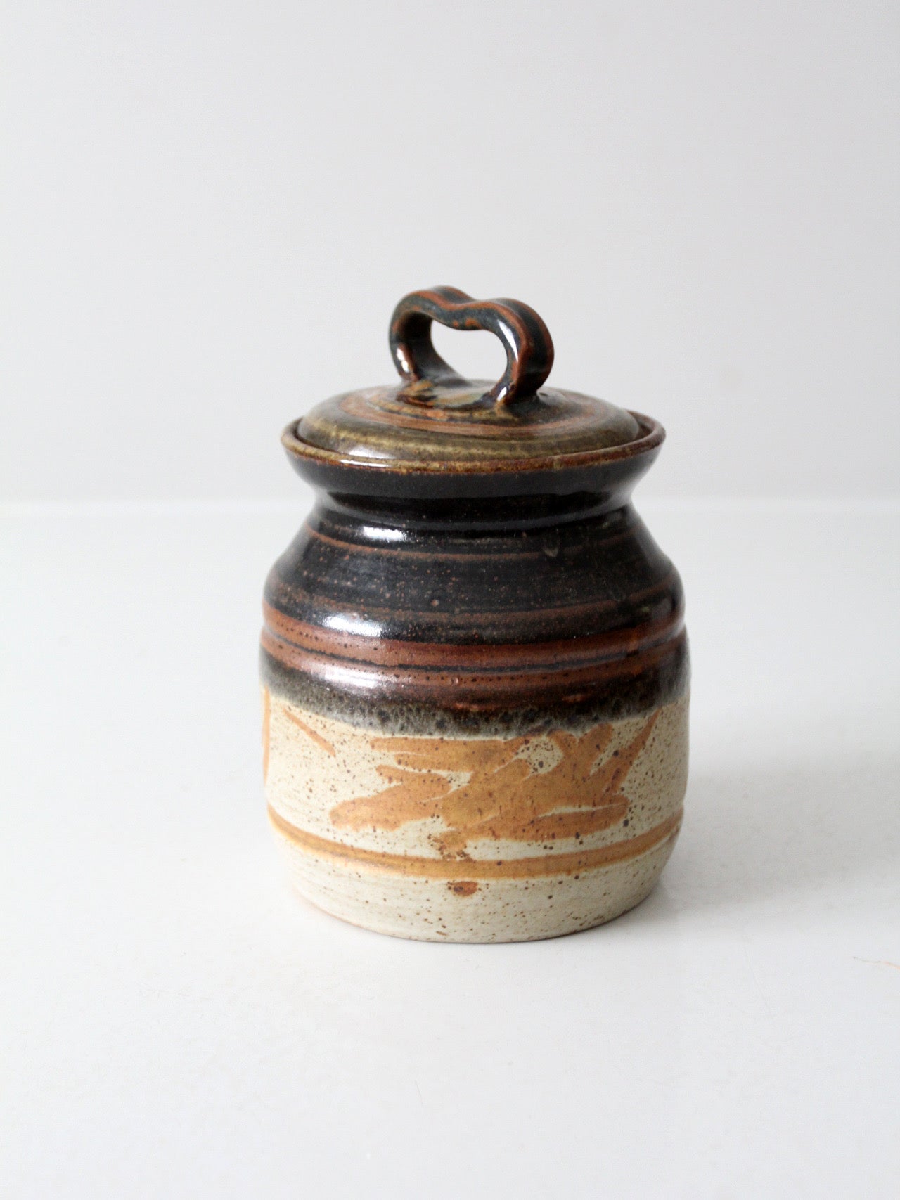 vintage studio pottery jar