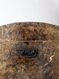 1800s Scandinavian dome trunk top trunk