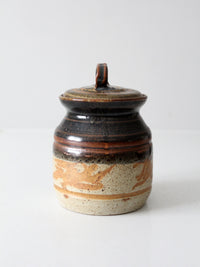 vintage studio pottery jar