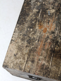 1800s Scandinavian dome trunk top trunk