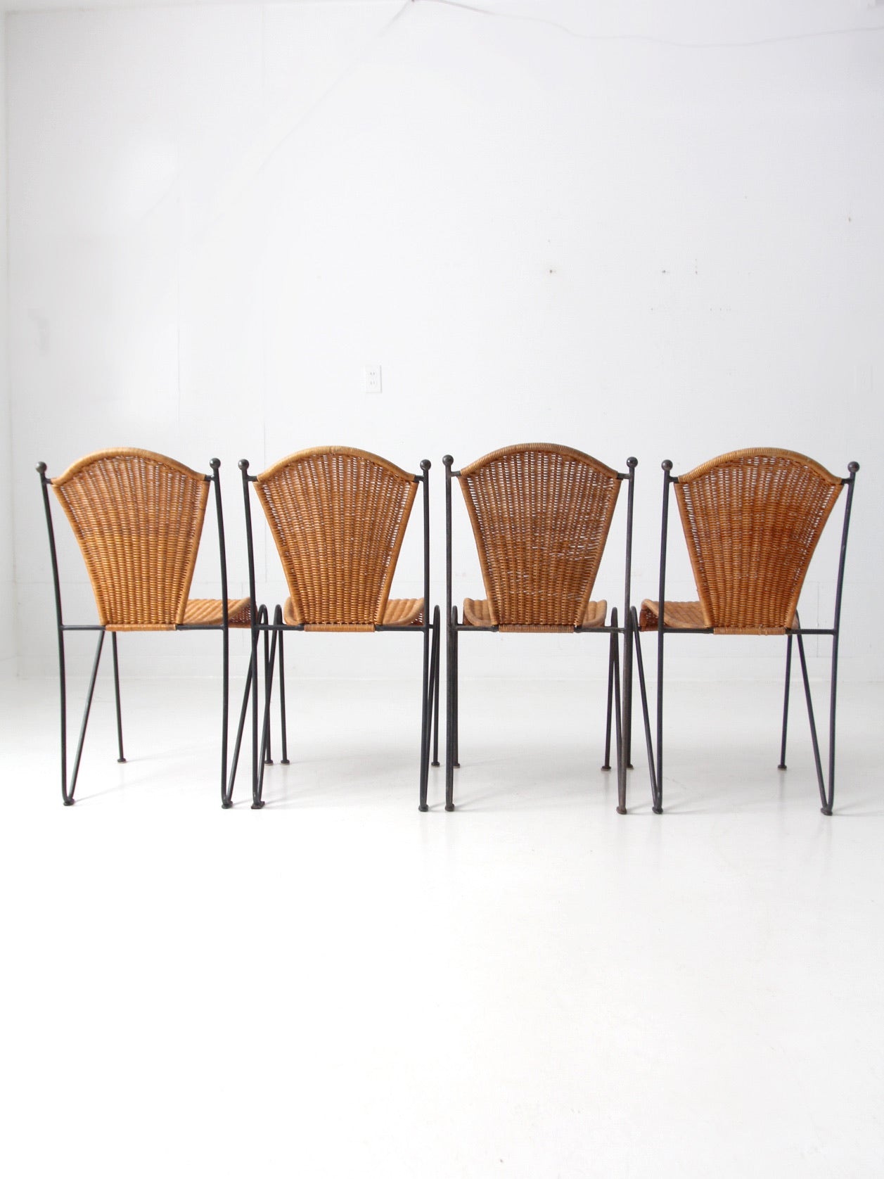 set of 4 Frederick Weinberg side chairs circa 1960s