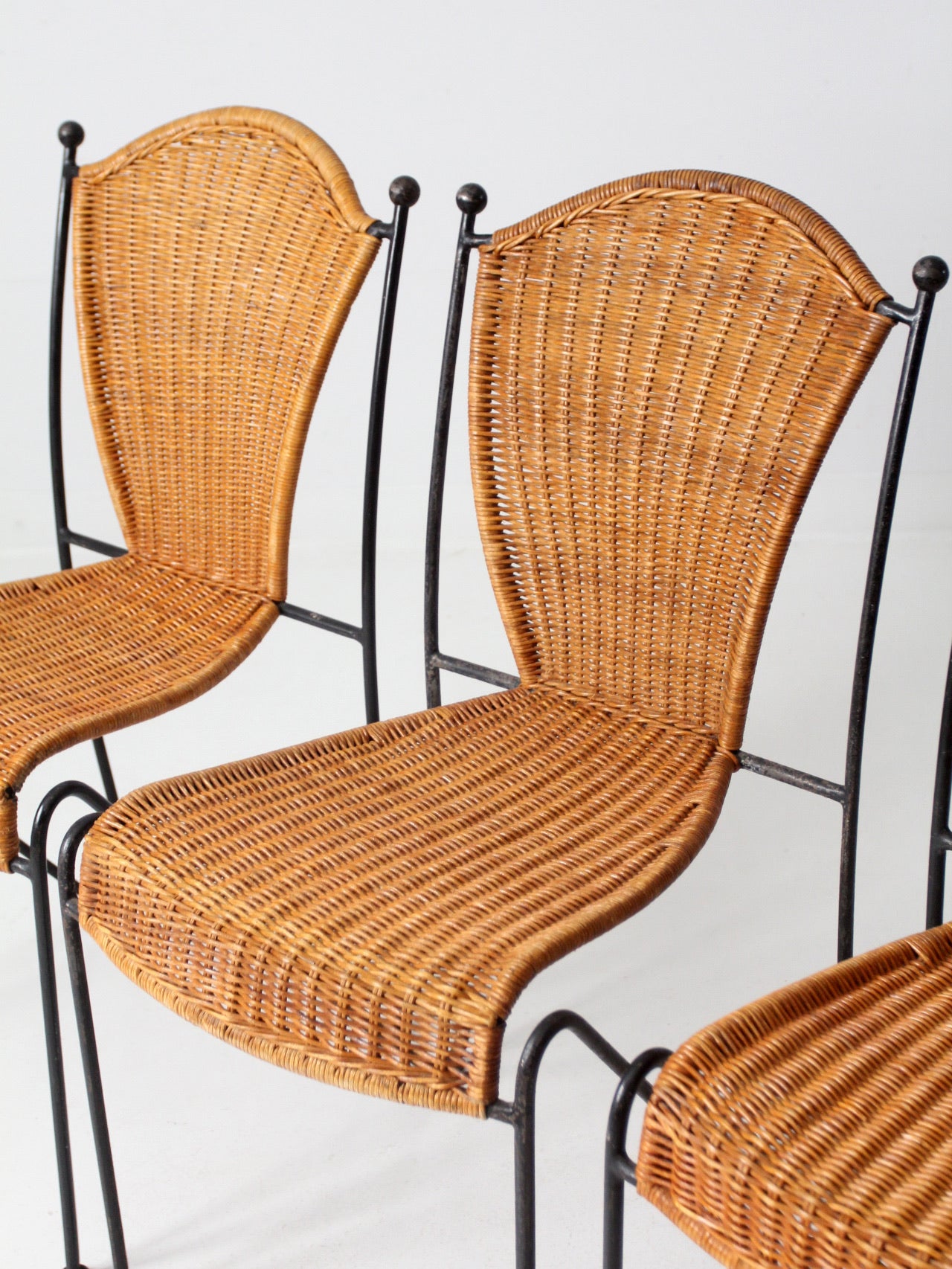 set of 4 Frederick Weinberg side chairs circa 1960s