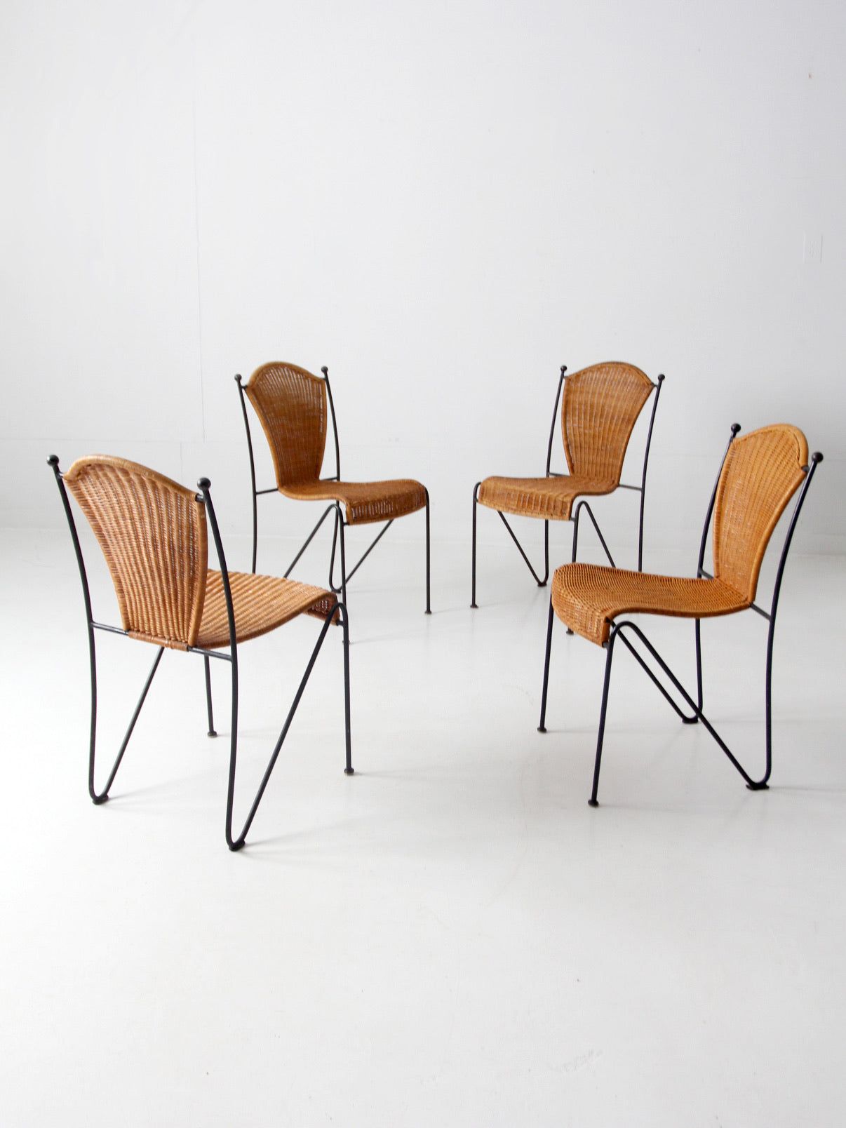 set of 4 Frederick Weinberg side chairs circa 1960s