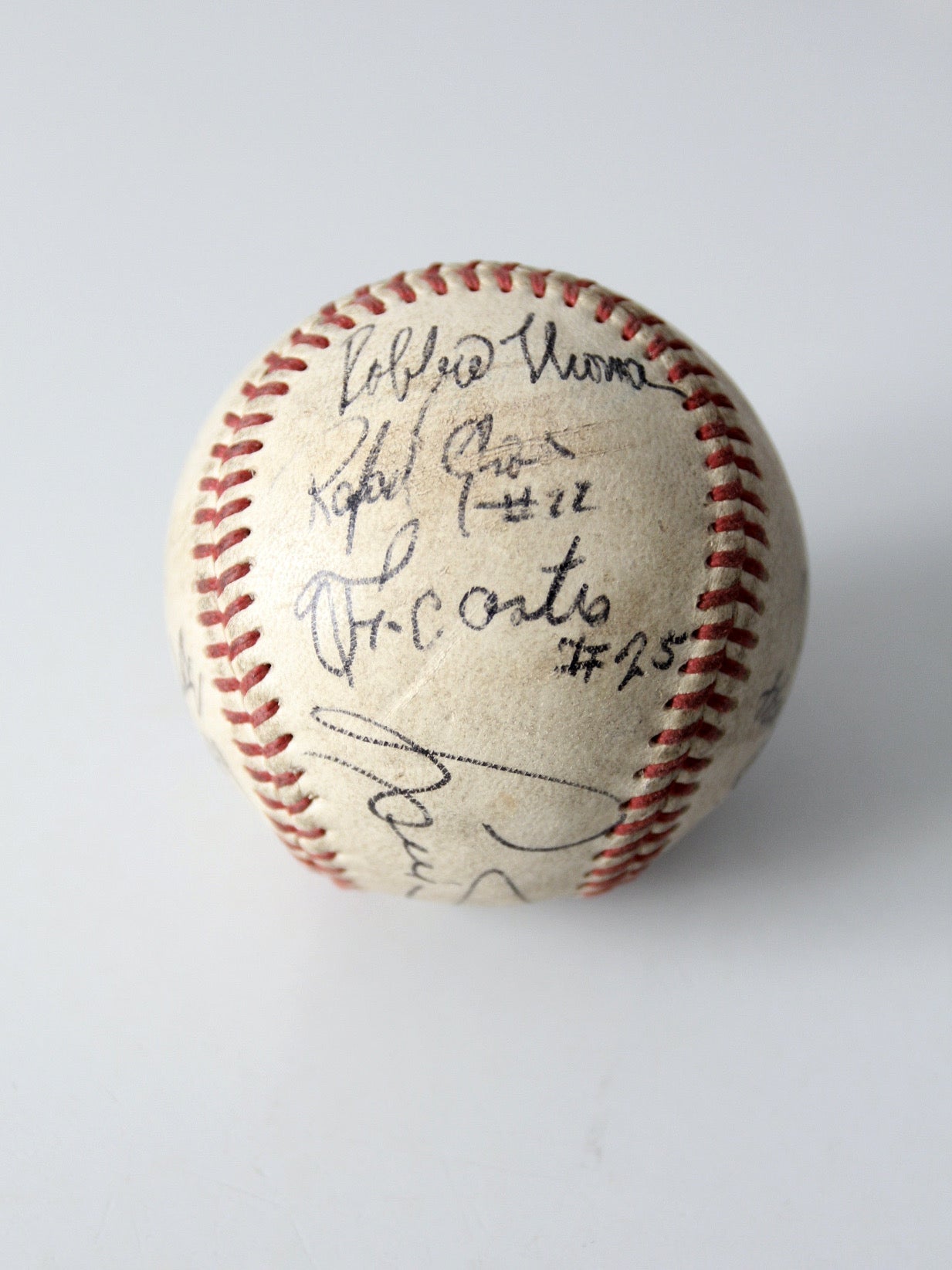 set of 6 Pioneer League signed baseballs - early 1990s