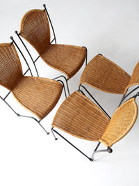 set of 4 Frederick Weinberg side chairs circa 1960s