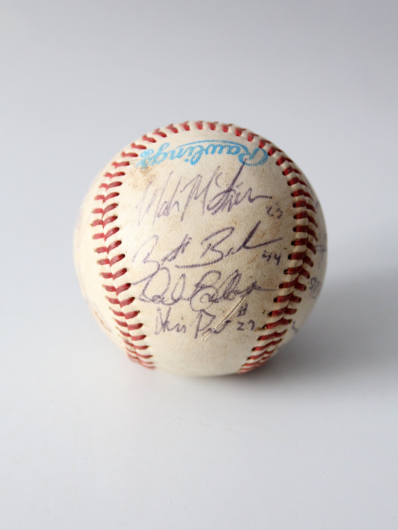 set of 6 Pioneer League signed baseballs - early 1990s