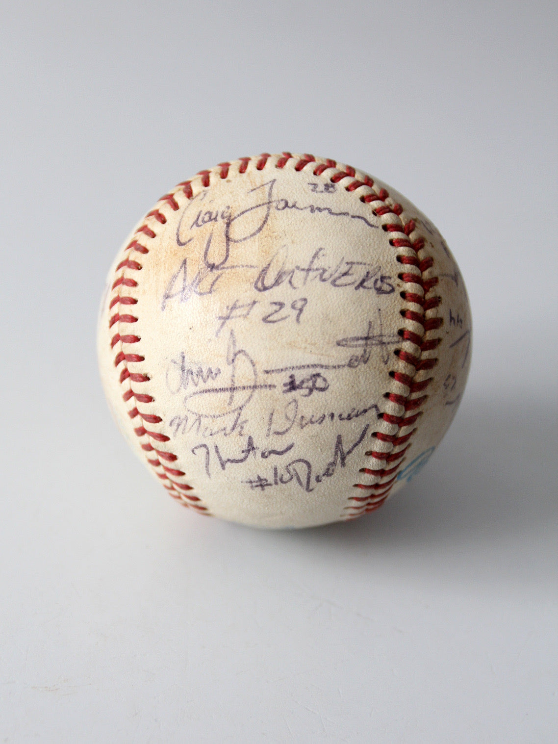 set of 6 Pioneer League signed baseballs - early 1990s