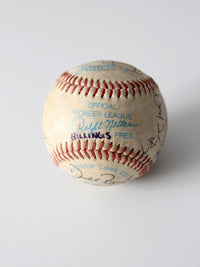 set of 6 Pioneer League signed baseballs - early 1990s