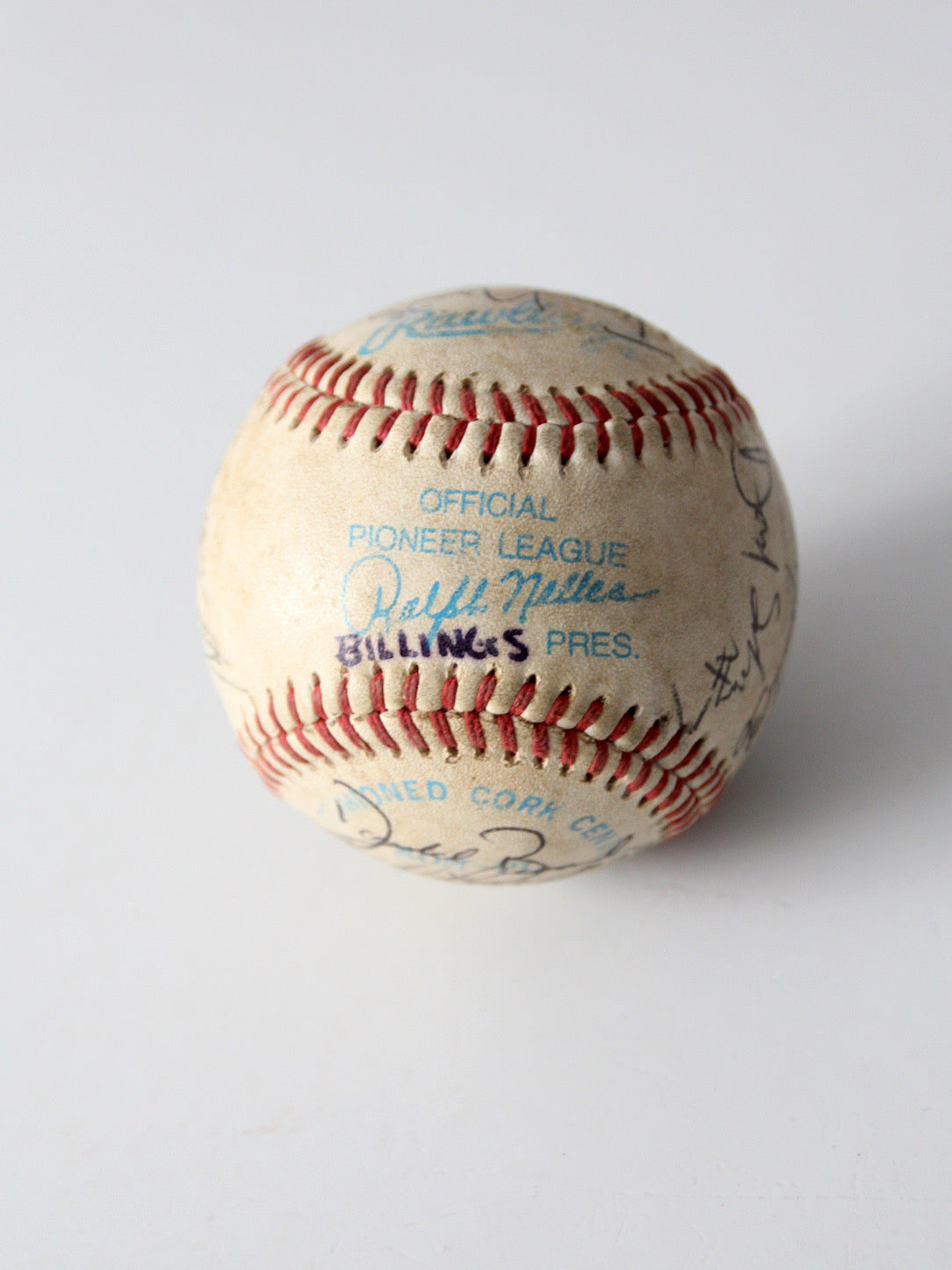 set of 6 Pioneer League signed baseballs - early 1990s