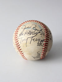 set of 6 Pioneer League signed baseballs - early 1990s