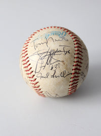 set of 6 Pioneer League signed baseballs - early 1990s