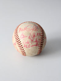set of 6 Pioneer League signed baseballs - early 1990s
