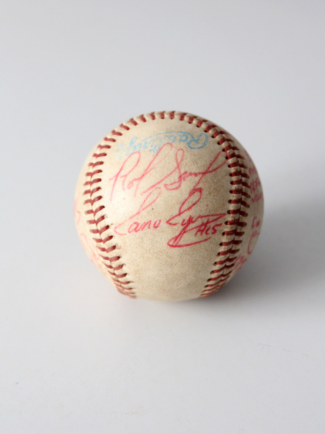 set of 6 Pioneer League signed baseballs - early 1990s