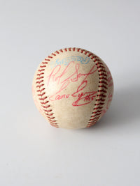 set of 6 Pioneer League signed baseballs - early 1990s