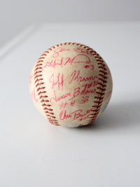 set of 6 Pioneer League signed baseballs - early 1990s