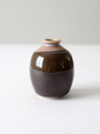 vintage studio pottery vase