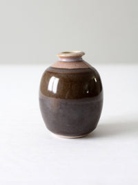 vintage studio pottery vase
