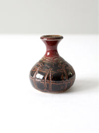 vintage studio pottery vase