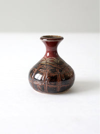 vintage studio pottery vase