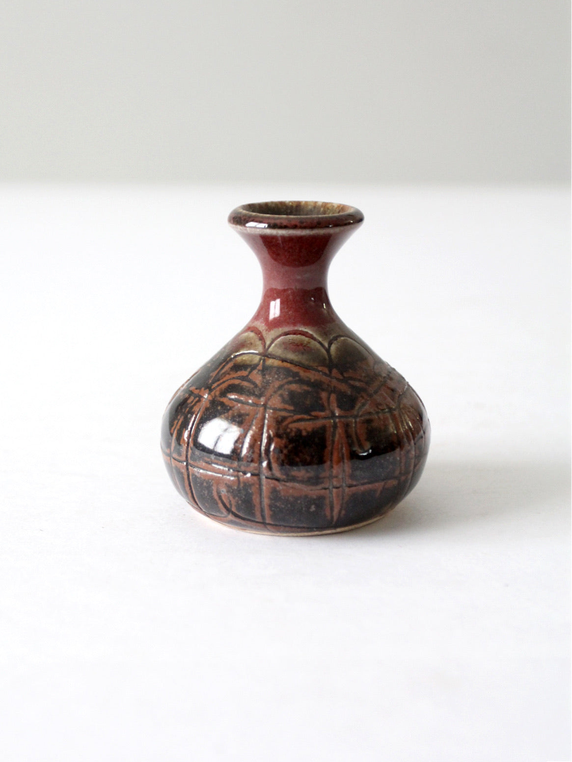 vintage studio pottery vase