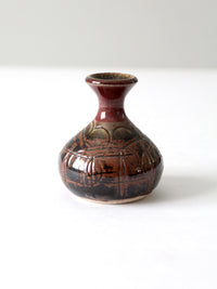 vintage studio pottery vase