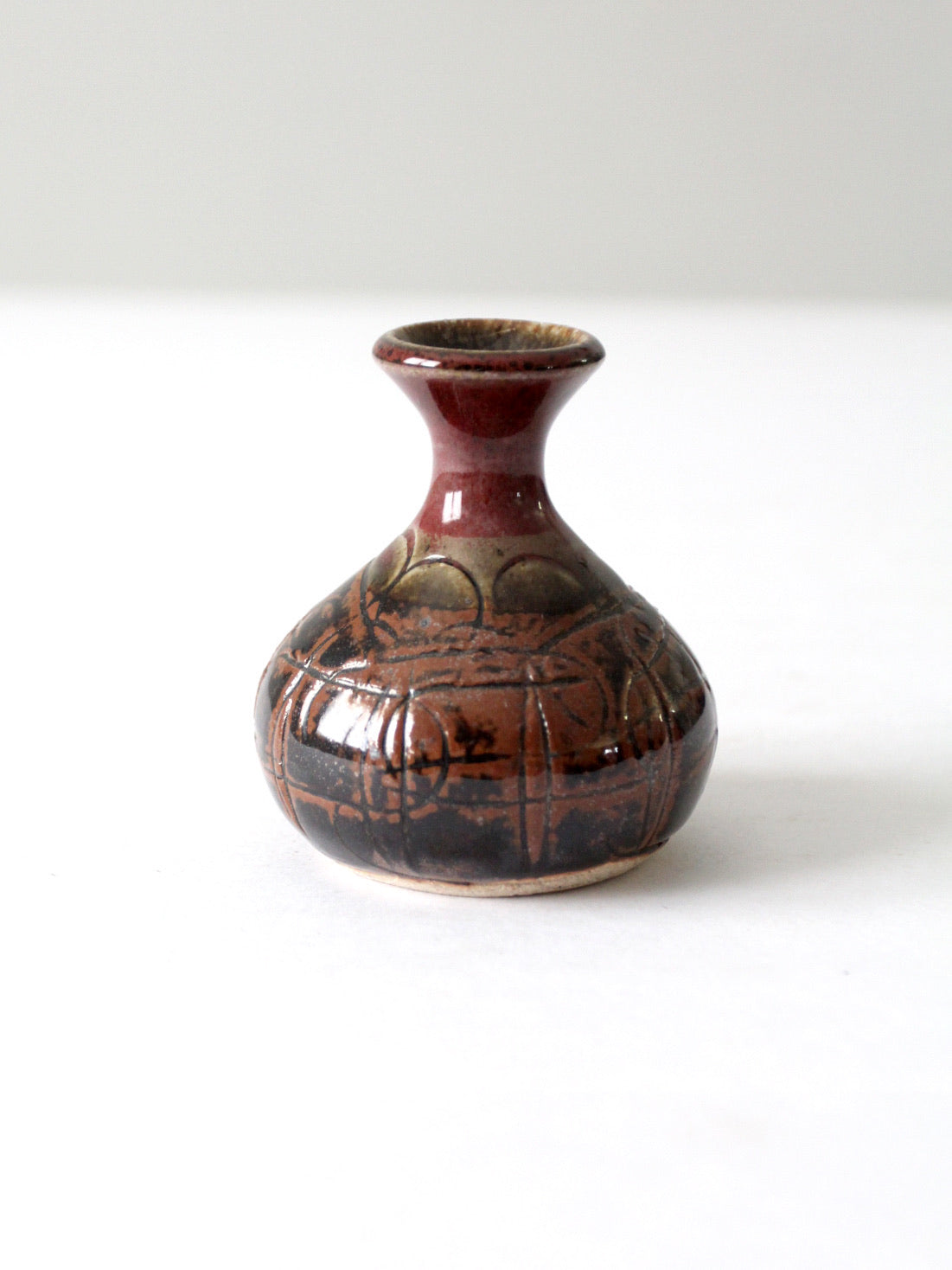 vintage studio pottery vase