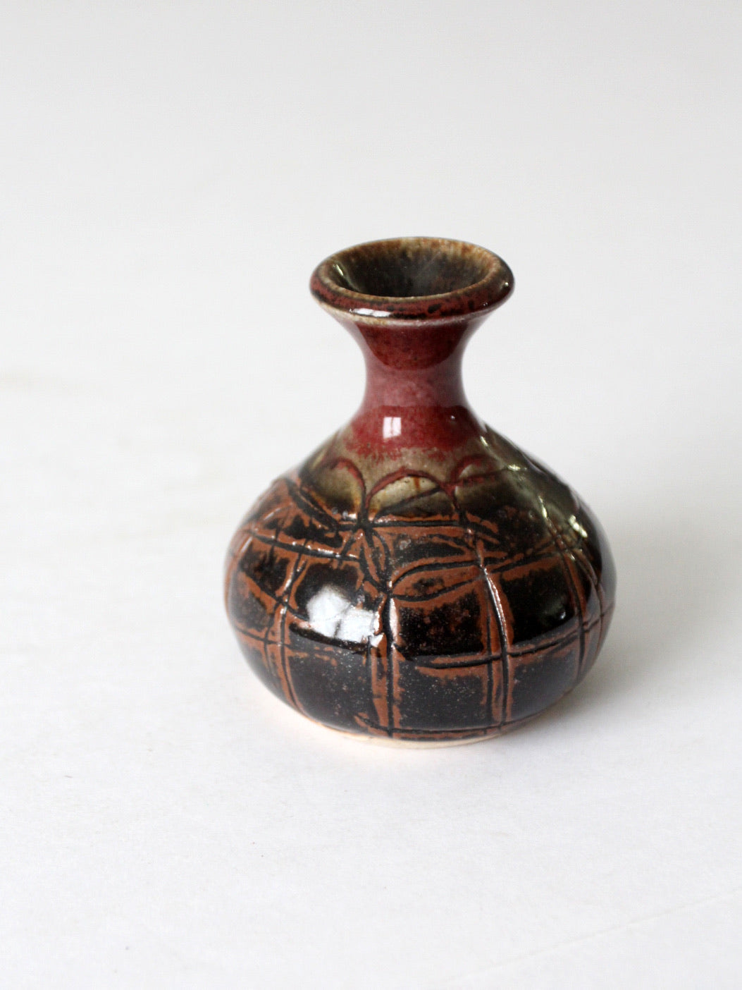 vintage studio pottery vase