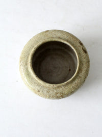 vintage studio pottery pot