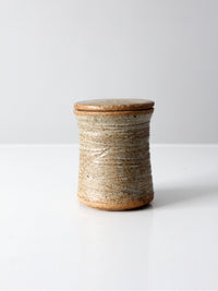 vintage studio pottery jar