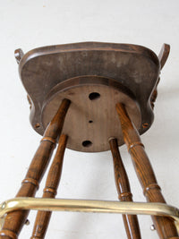 vintage pub style bar stools set of 4