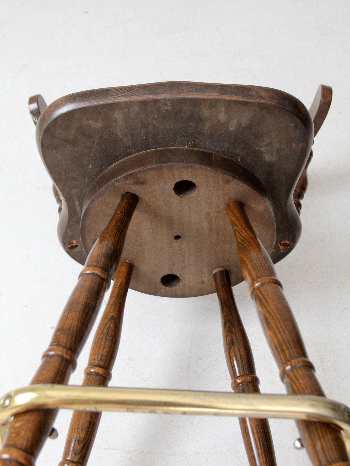 vintage pub style bar stools set of 4