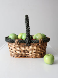 vintage wicker basket