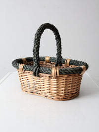 vintage wicker basket