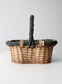 vintage wicker basket